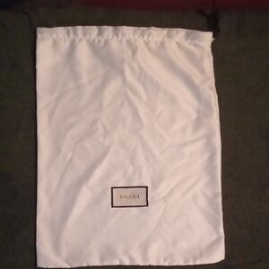 Gucci White Dust Bag